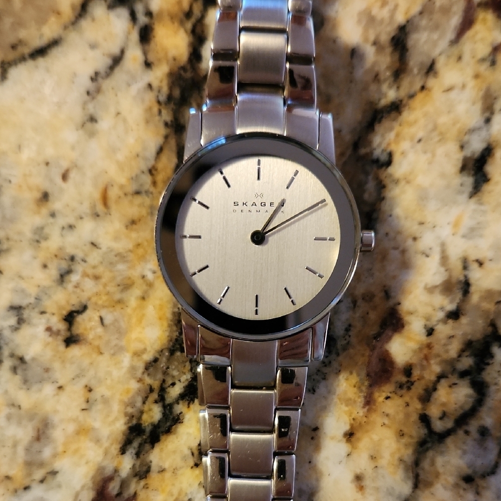 Skagen Silver-Tone Minimalist Watch